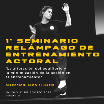 1º Seminario Relámpago de entrenamiento actoral